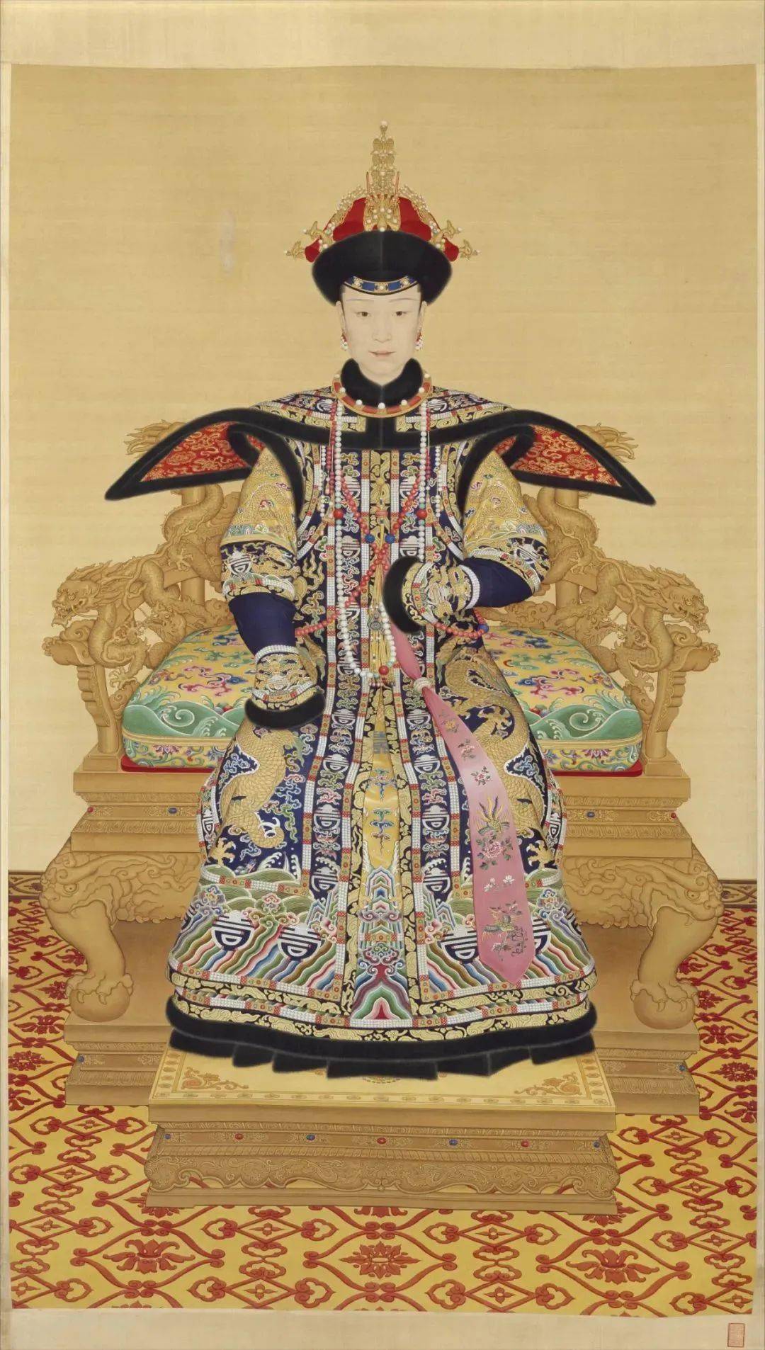 清朝王妃服饰图片