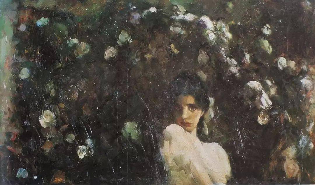 何多苓作品欣赏激情涌动的青春诗画