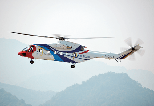 景德镇报道:"吉祥鸟"ac313a大型民用直升机首飞成功_应急_搜索_能力