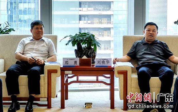 总经理邓勇会见广东省交通集团总经理刘晓华_建设集团_发展_合作