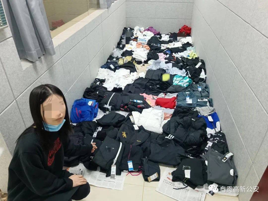母女联手,五个月偷了400多件衣服_王某_何某某_衣物