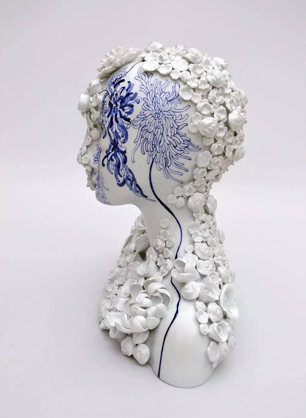 灵感来自于大自然法国艺术家julietteclovis陶瓷雕塑作品