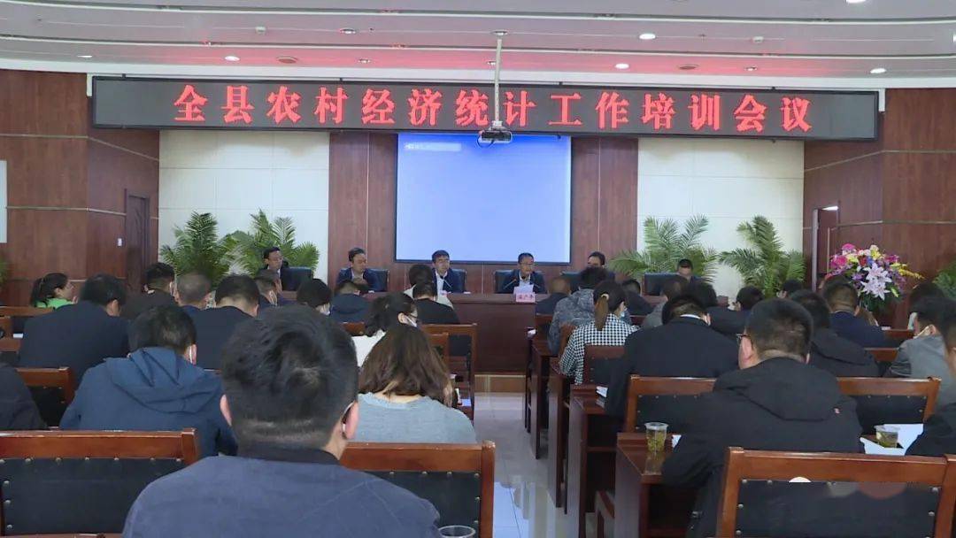 岷县召开农村经济统计工作培训会