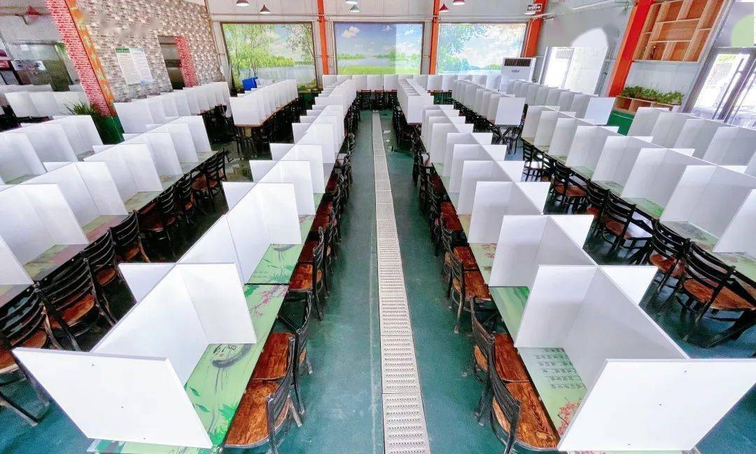 校园动态隆尧一中学生食堂剪影
