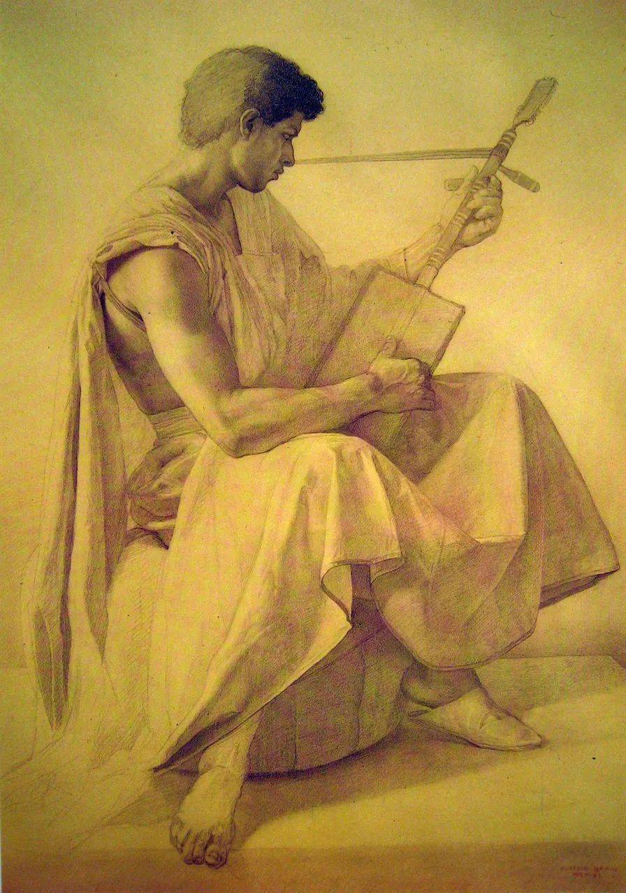 西班牙写实大师布雷沃素描精选