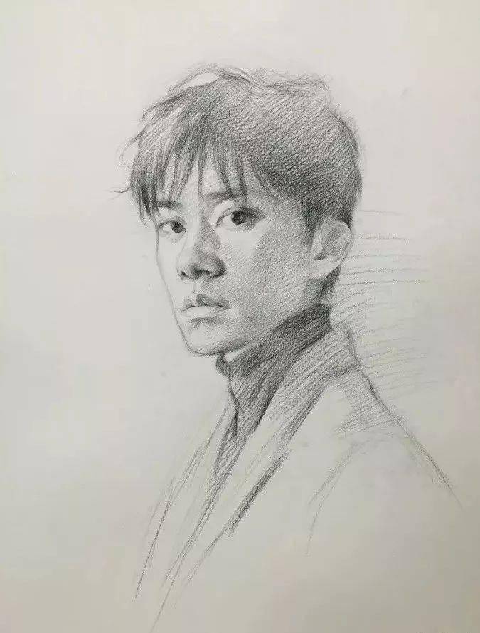 90后两兄弟画的素描颜值真抗打笔下王俊凯王源易烊千玺三个精致boy帅