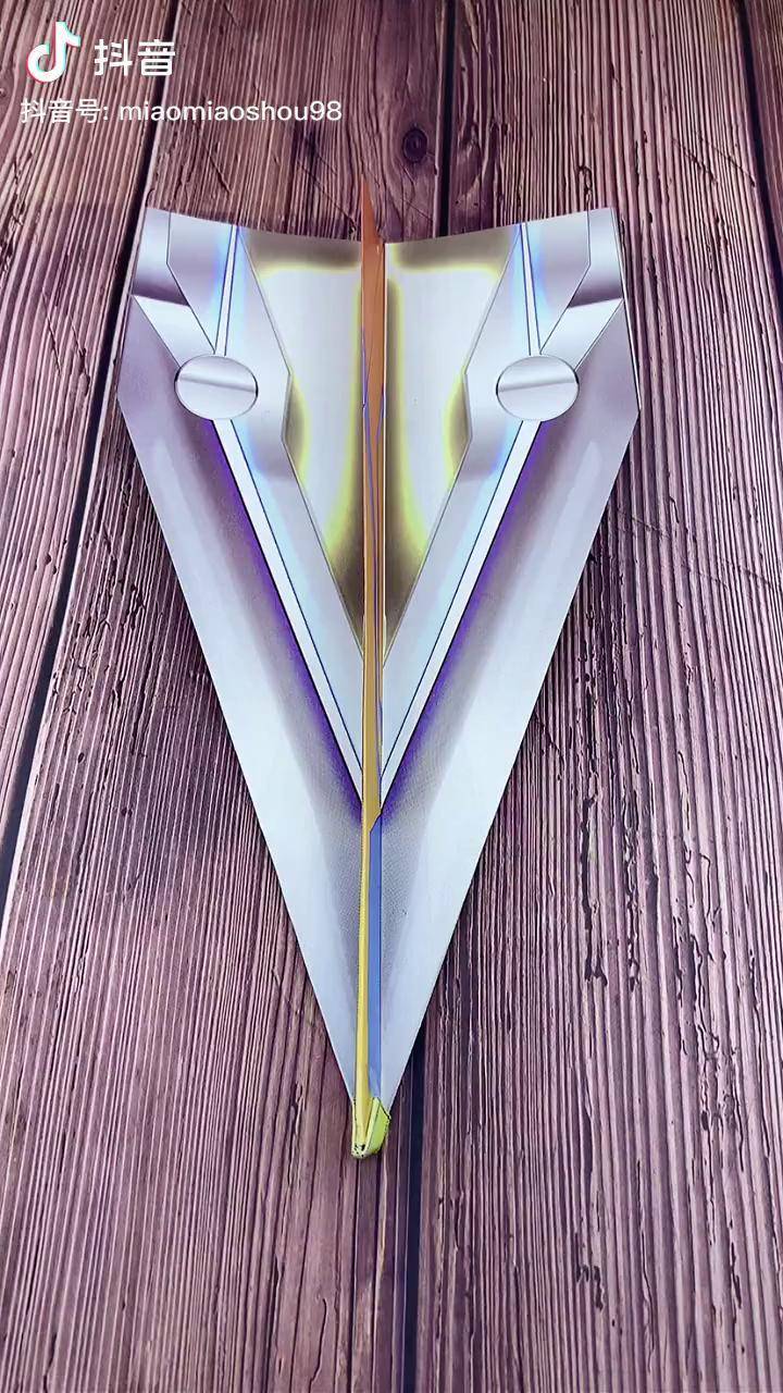 世界纪录纸飞机复仇者号手工折纸亲子手工萌知计划手工折纸手工diy