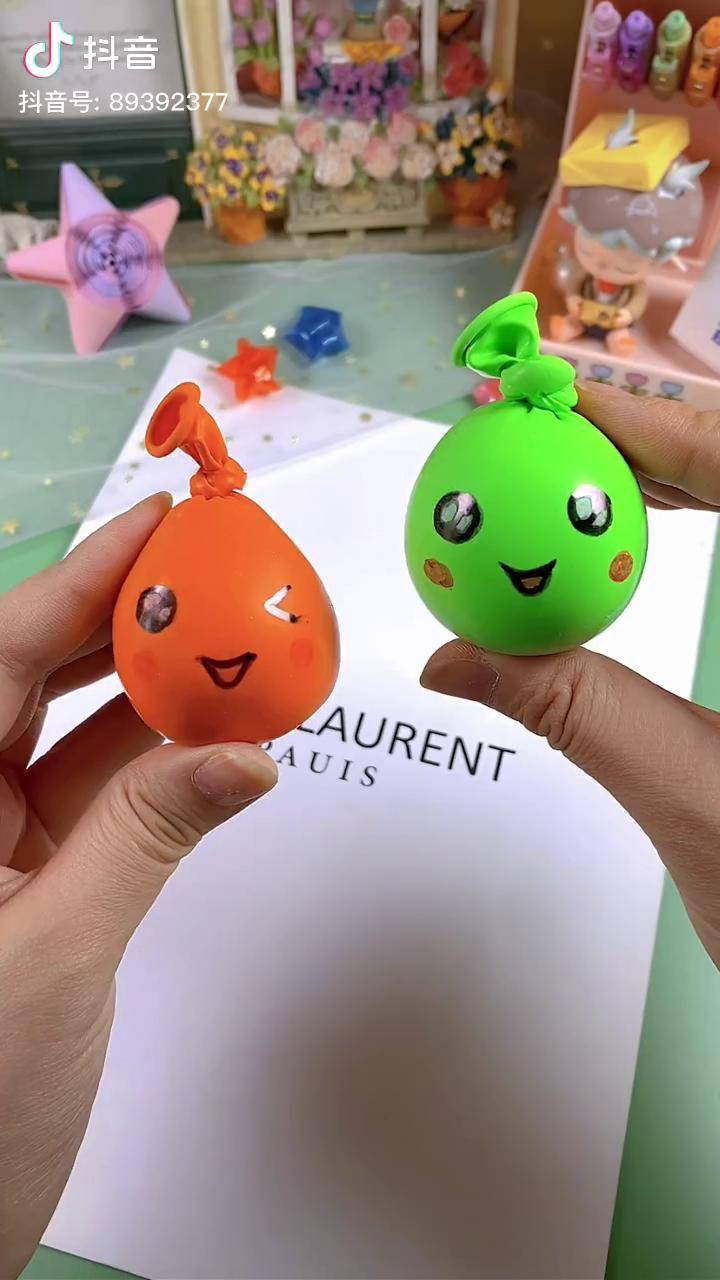 学习压力有点大自制解压球安排上解压玩具解压捏捏乐