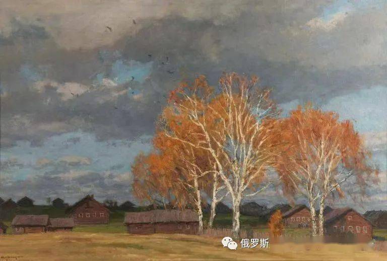【艺术】俄罗斯风景画家格里采的油画作品_苏联_布留洛夫_年代