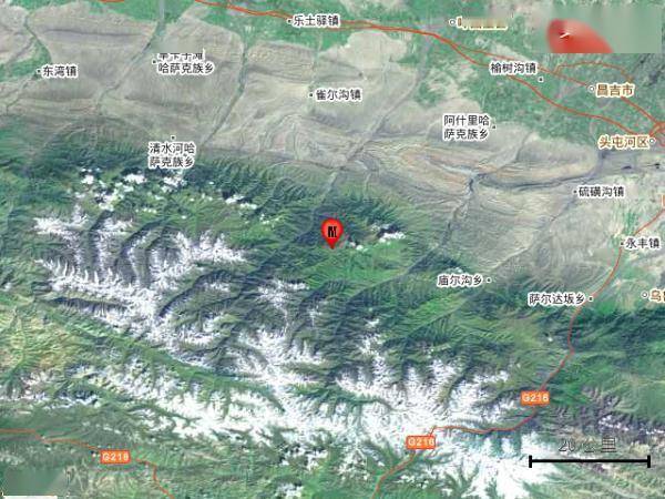 新疆昌吉州昌吉市发生31级地震