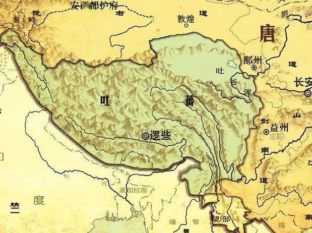 唐王朝对这个方向的兴趣并不大,乃至于吐蕃在656年开始对唐朝附庸国