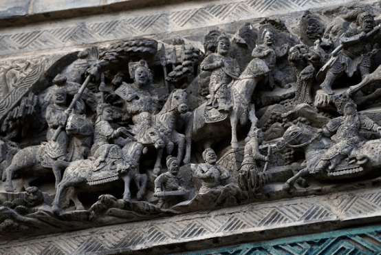 安徽游亳州花戏楼砖雕