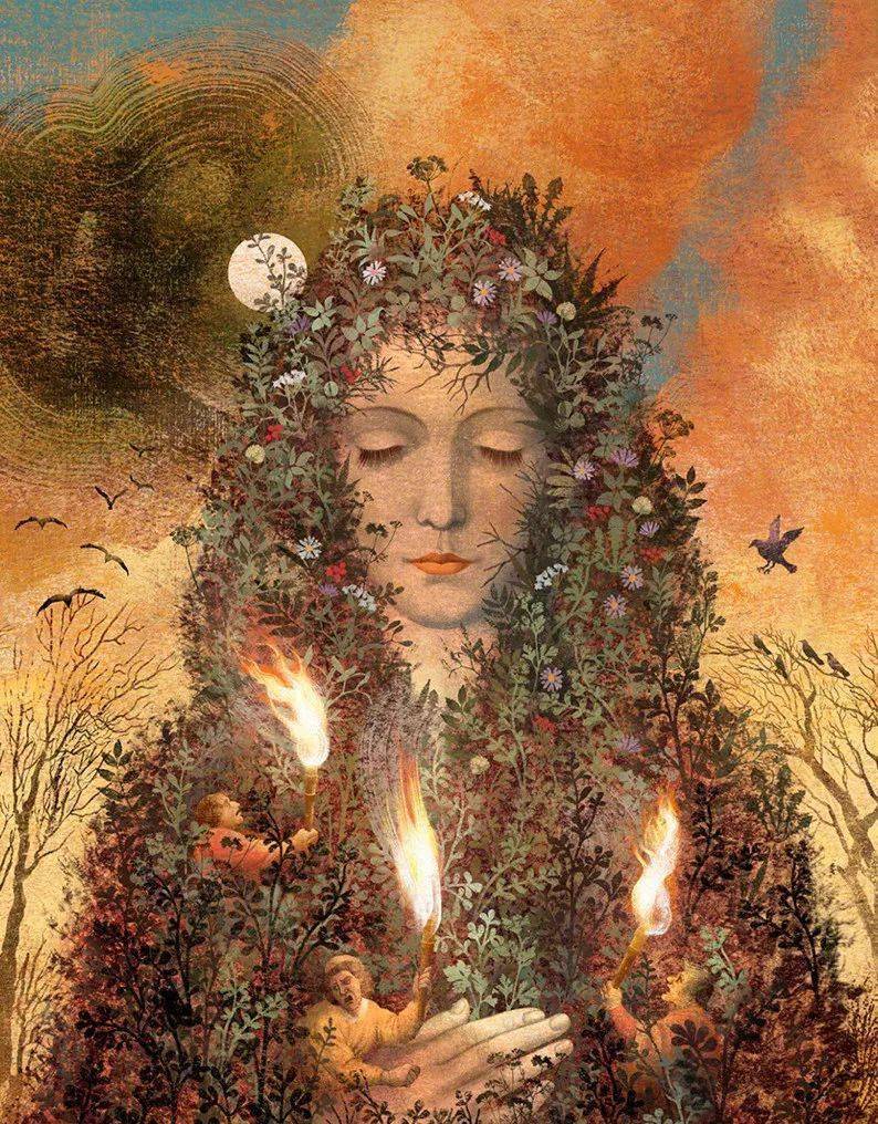 插画师balbussotwins诱人的文艺复兴