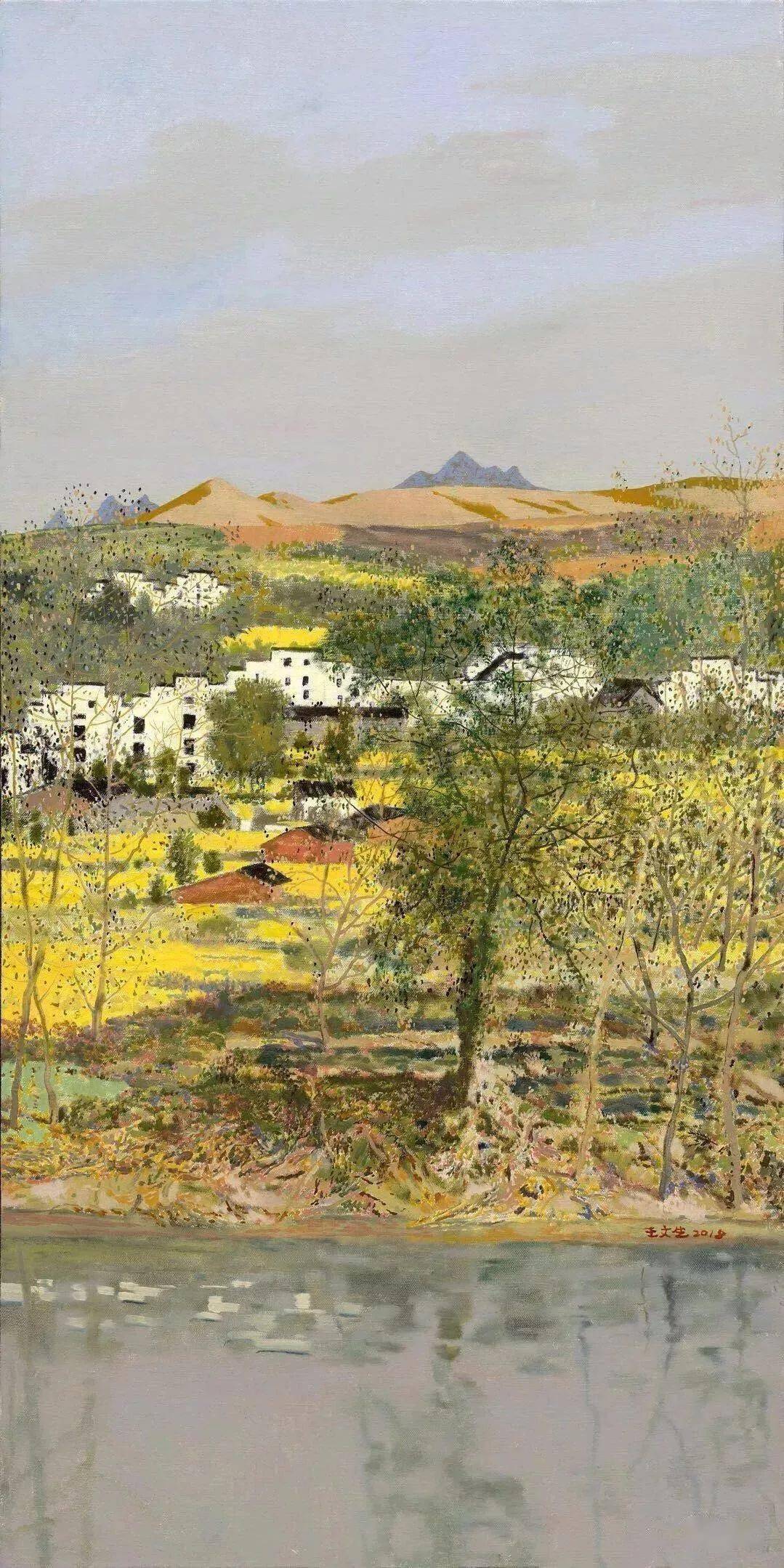 王文生 作品_cm_油画_婺源
