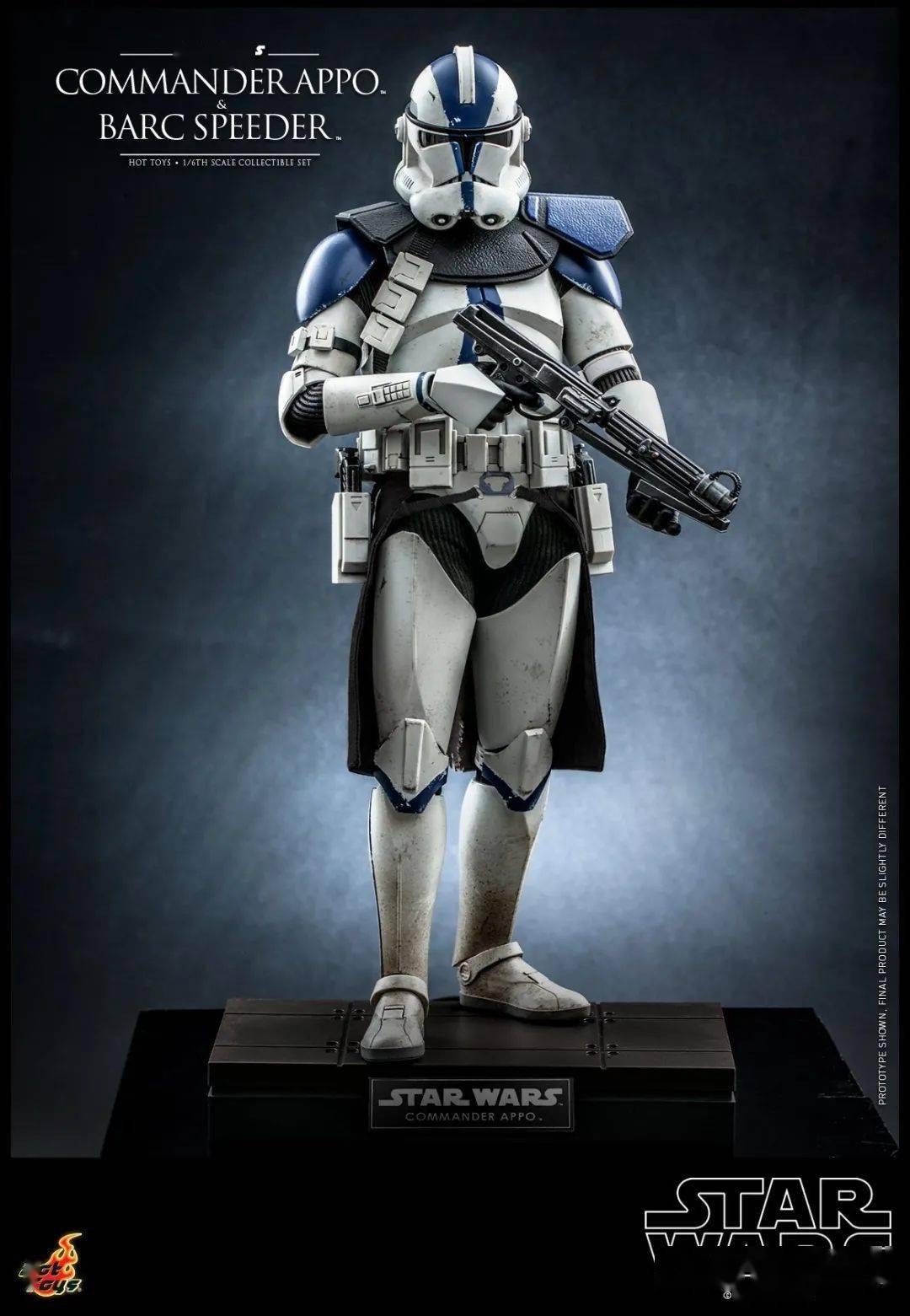 新品预定hottoysht16tms076星战阿波指挥官及飞行摩托套装