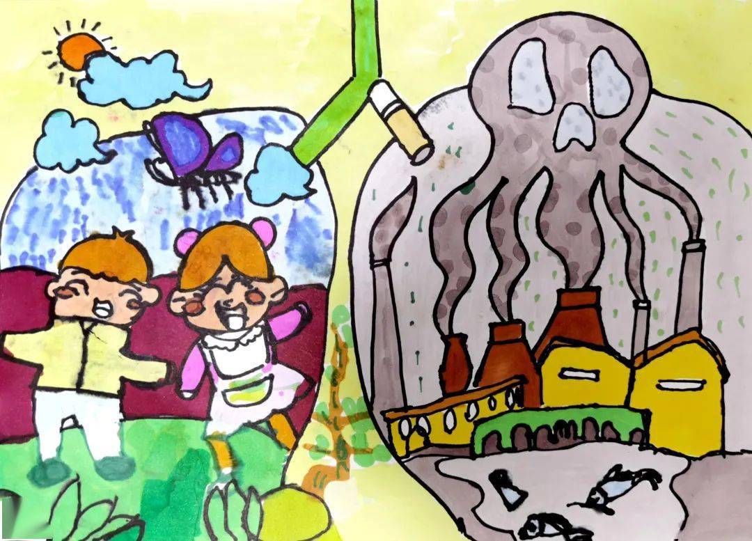 【和61乐幼儿】徐泾第二幼儿园禁烟主题作品展