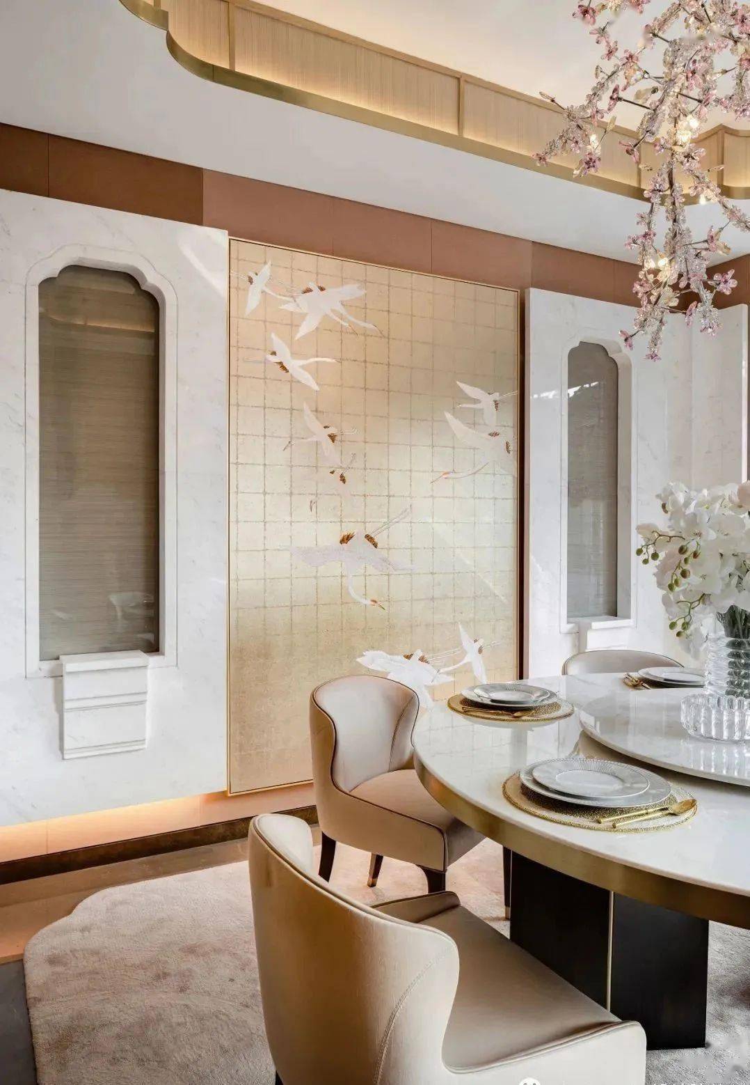 戴昆新作1300㎡新中式豪宅心中的桃源雅居