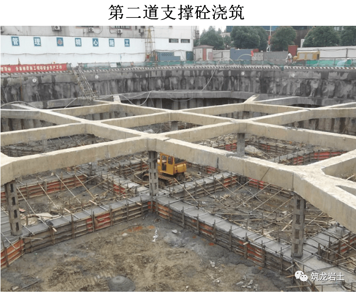 应注意钻孔桩锚固钢筋应与压顶梁钢筋采用焊接,其余内支撑主筋也进行