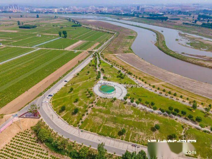 夏日临近,临猗县薛公村的黄河滩上,采摘,垂钓,游玩……来自城里的人