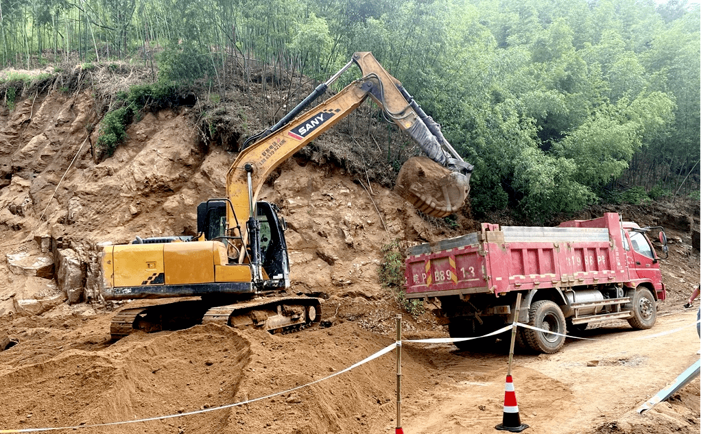 防患於未然 廣德市交通運輸局開展公路防汛防颱風防山體滑坡應急演練