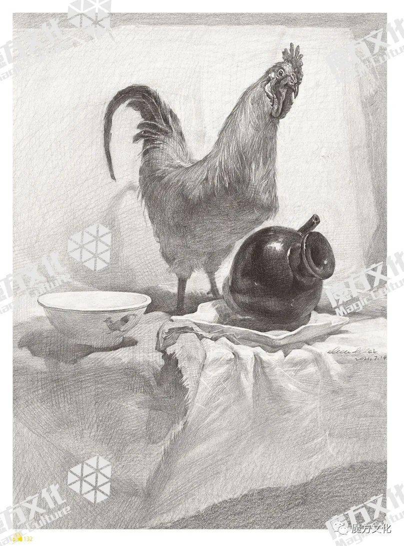 《绝对山东素描静物》顾伟-2022——核心体系,高分魔版.