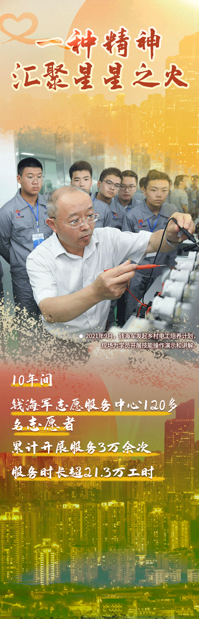 "时代楷模"钱海军,百姓心中的"点灯人"