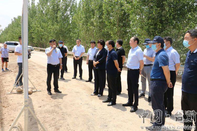 黄委党组成员,副主任牛玉国一行到台前县检查防汛准备工作_濮阳市