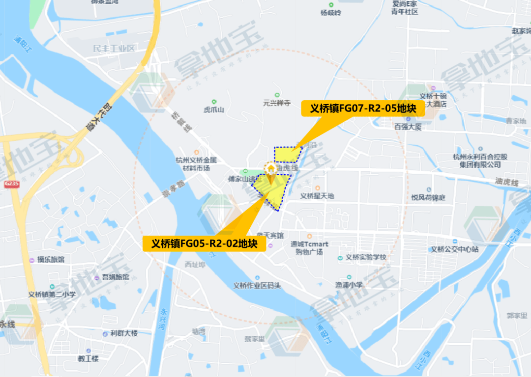 萧山义桥镇地图图片