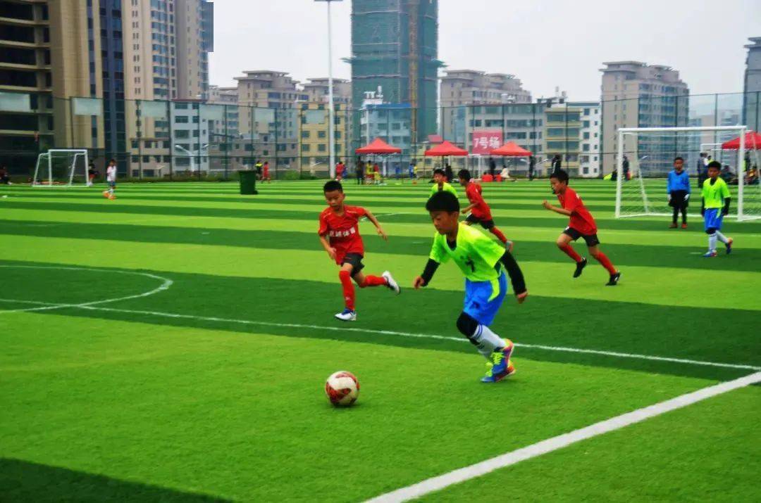 江西省第八届百县青少年五人制足球运动会在定南县举办