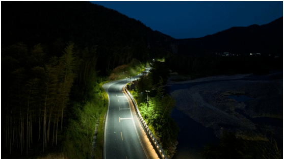 皖南川藏线夜景图片