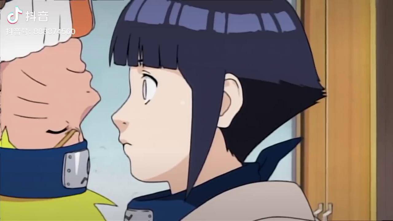 雏田只为鸣人而脸红火影忍者动漫式摔倒