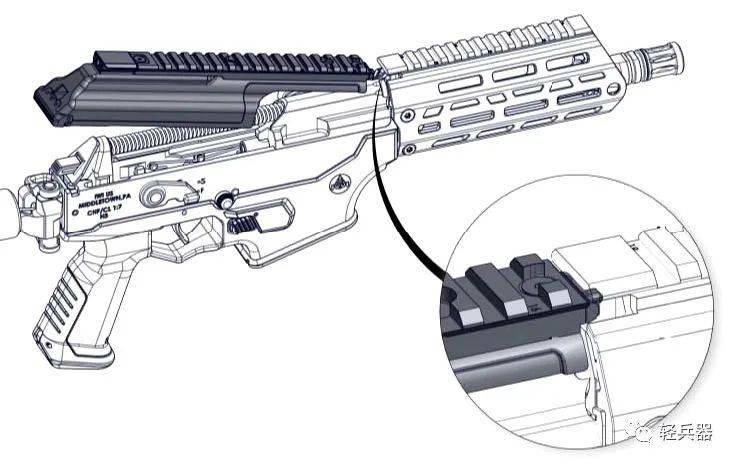 csgo经济局的神器新枪托新护手新机匣盖第二代伽利尔ace步枪