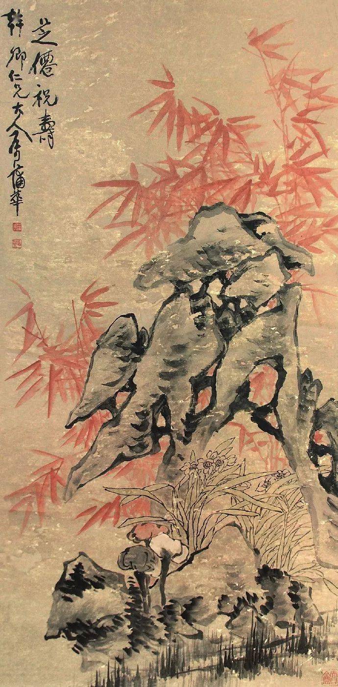 90幅水墨淋漓，光彩照人的国画，真带劲！_蒲华_吴昌硕_波罗蜜