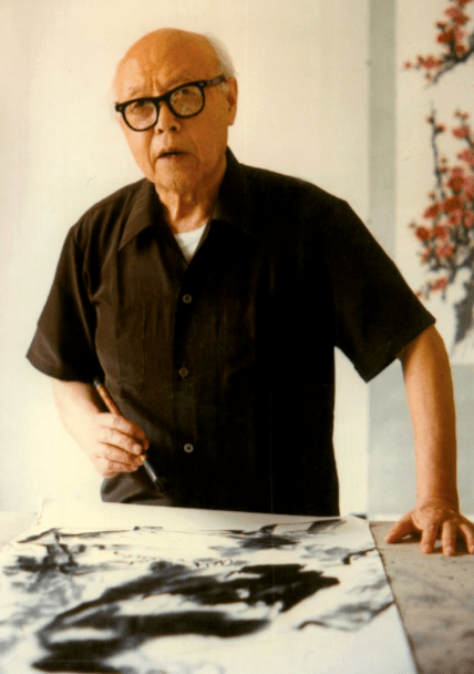 苦禅挚友王森然谓"苦禅"二字:不忘天下苦人,不忧一人贫苦,乐在苦中.