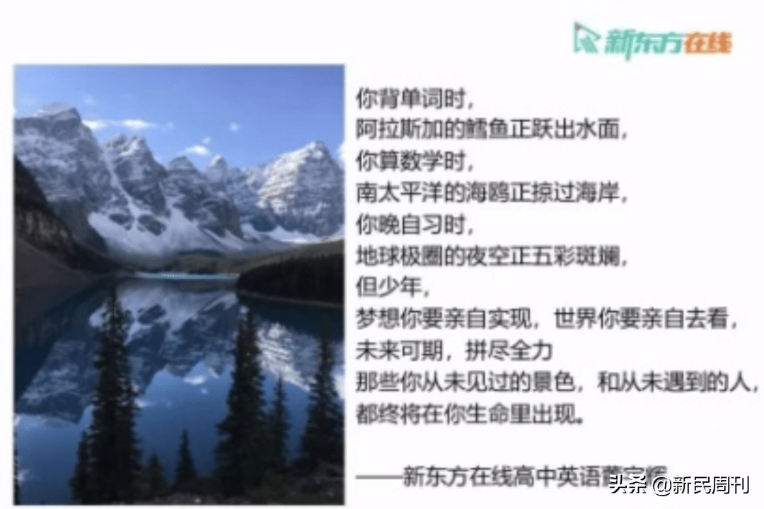 阿拉斯加的鳕鱼正跃出水面;当你算数学时,南太平洋的海鸥正掠过海岸