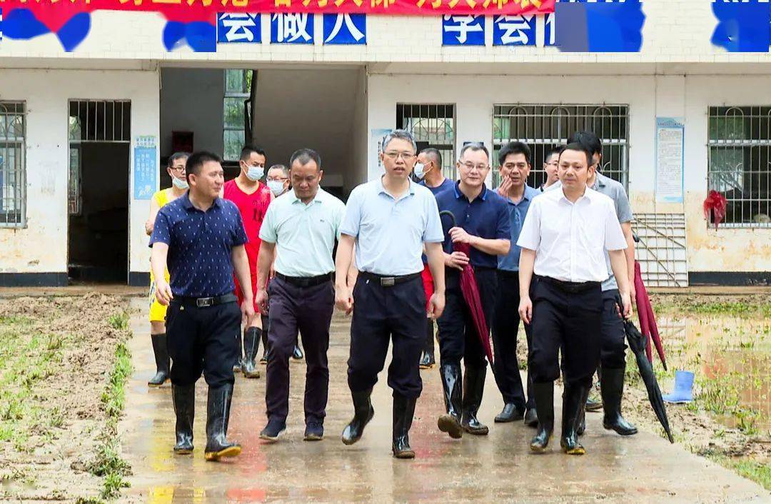陈贤亮先后到陂头镇贵塘村,蒲田村,大华村,通过听取汇报,实地查看