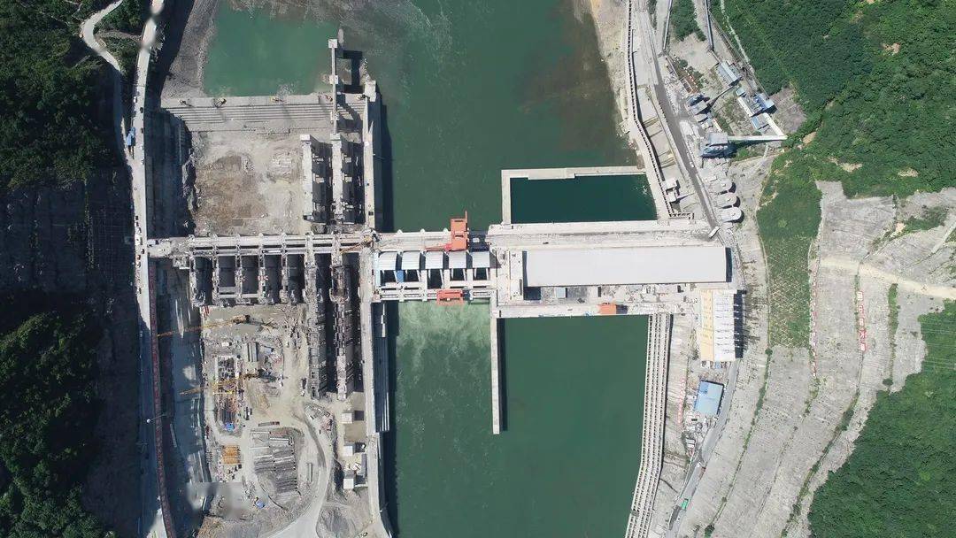 好消息旬阳水电站大坝全线贯通