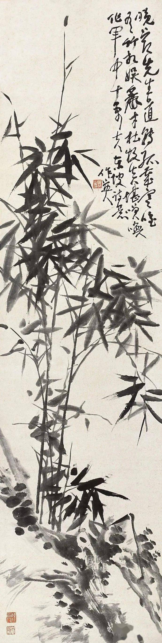 历代墨竹作品选粹（一）[60幅]美术资料