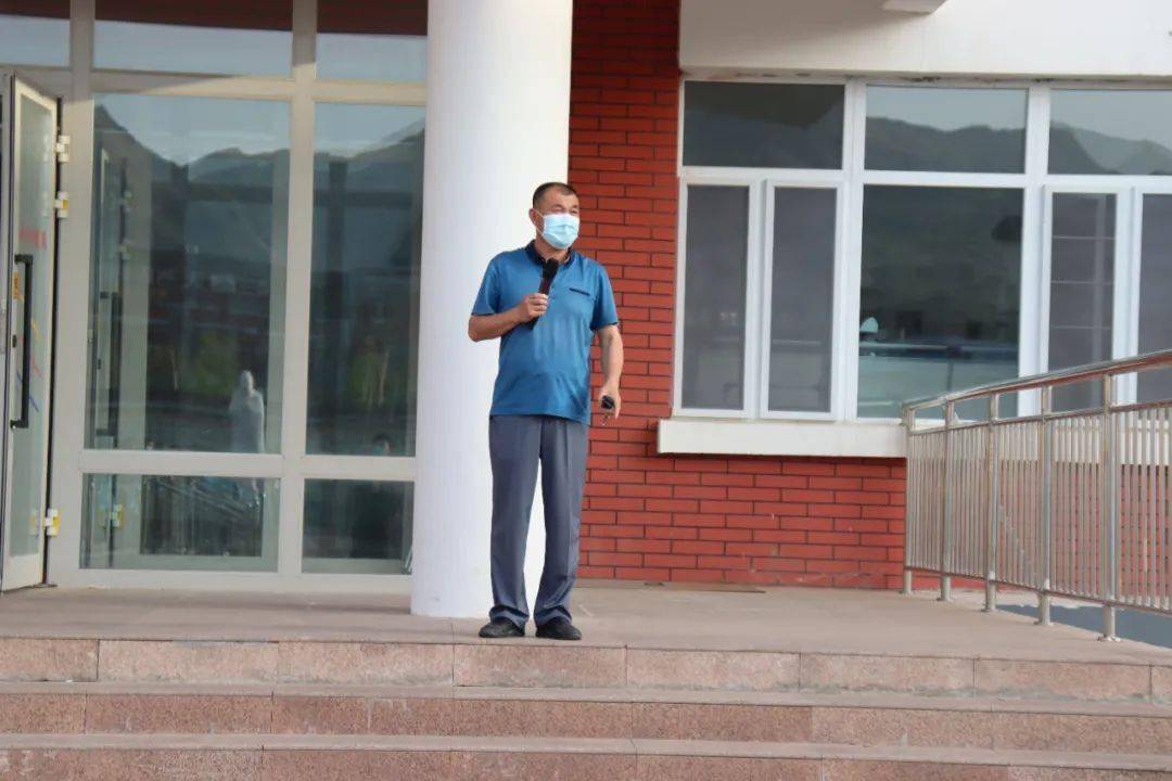 富蕴县第一中学开展中考前疫情,防震防控应急演练_进行_考生_防控