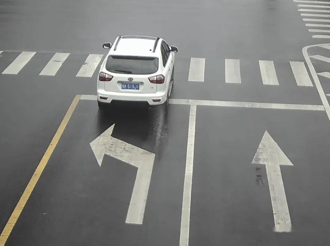 注意:走崖头这4处要看导向车道标志_违法_车牌_地点