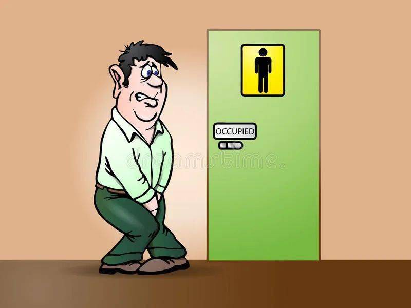 上厕所有人敲门,怎么用英语说"有人"?