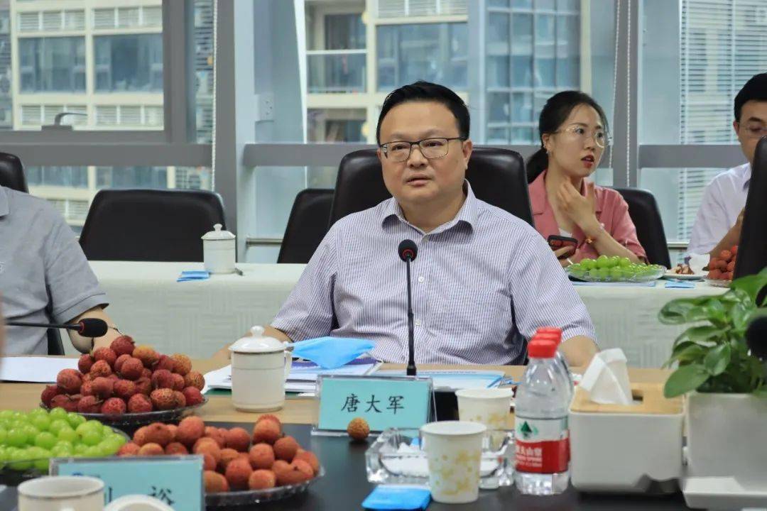 重庆市江津区区委副书记区政府区长唐大军率队莅临集团调研指导工作