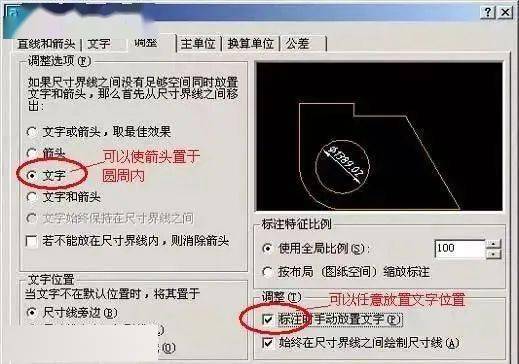 cad標註樣式如何正確設置?_箭頭_直徑_gb