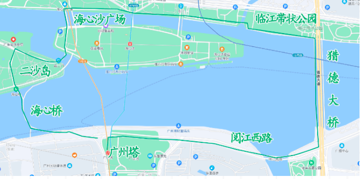 海心沙公园示意图图片