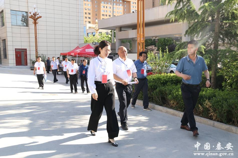 秦安县领导督查2022年全县中考考点及周边环境整治工作