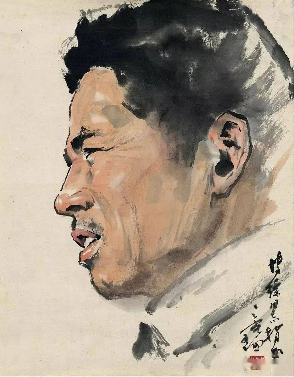 这才是真正的水墨写意大师!_杨之光_书画_人物