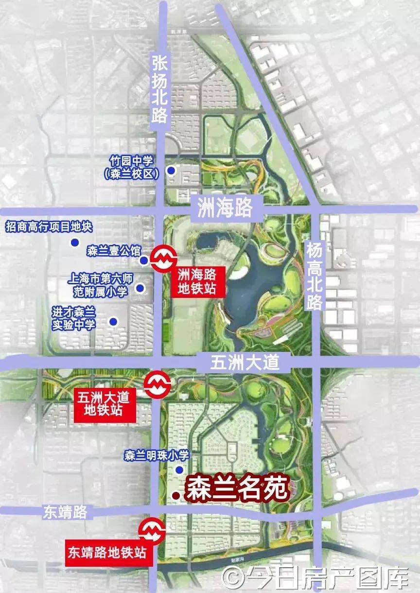 森兰板块区位图森兰板块局部俯瞰森兰商都实景花园城实景森兰明珠小区