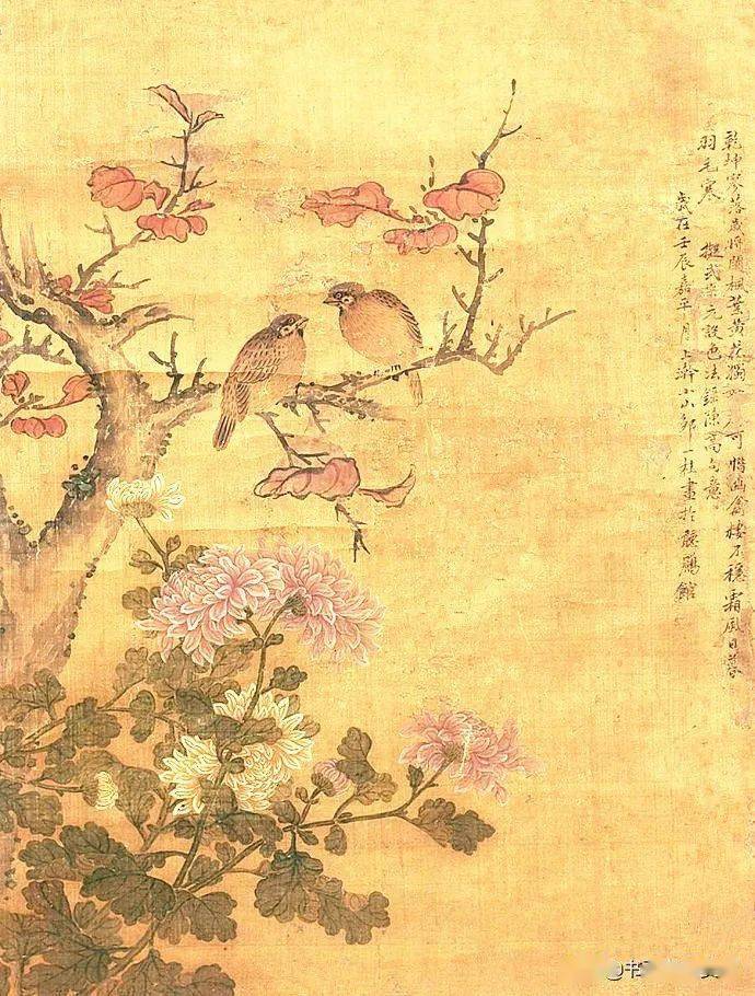 邹一桂  花鳥 清邹一桂工笔花鸟画欣赏