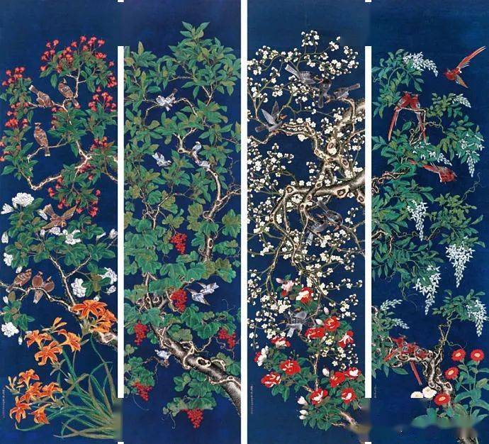 清代邹氏最著名的画家之一：邹一桂工笔花鸟画作品欣赏_花卉_礼部