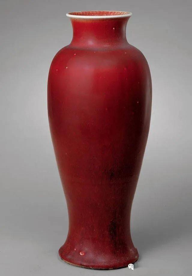 文房具 清康熙 紅釉花瓶/F2-66 【公式通販】